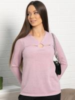 Блуза с кольцом Энне (сиреневая) Б15267-50М LT Collection