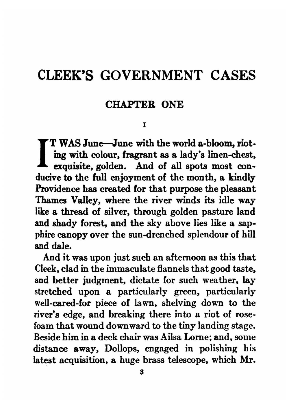 Cleek's Government Cases | Thomas W. Hanshew