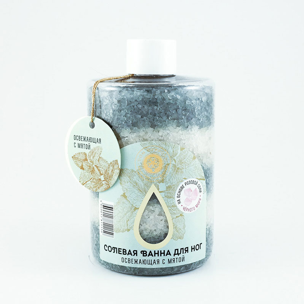 Солевая ванна Освежающая с мятой, 400 г (3,22 б)