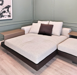 Диван угловой White