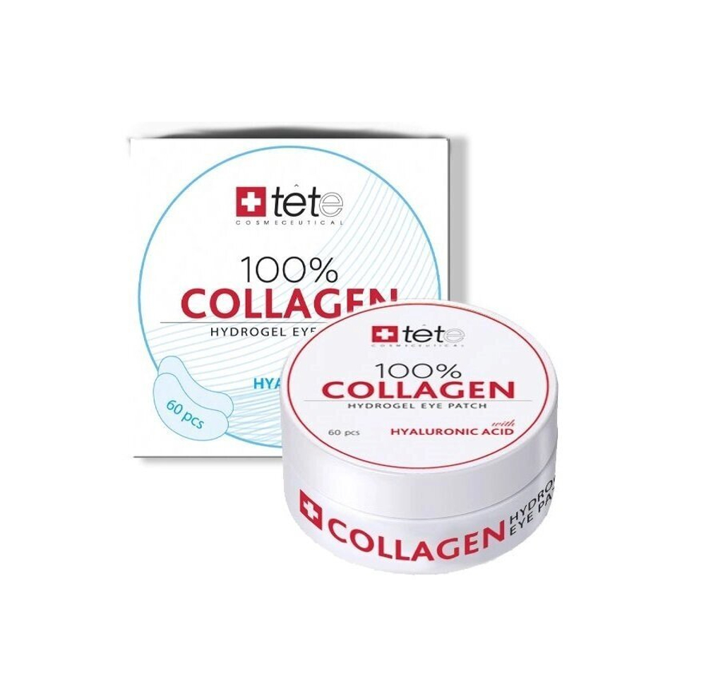 TETe Cosmeceutical Коллагеновые патчи под глаза 100процентов Collagen Hydrogel Eye Patch