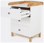 Комод RANT "BAMBOO" 64см 3 ящ. (арт.111) Cloud White Коллекция White