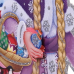 Плакат «Снегурочка с крольчатами» 40 см