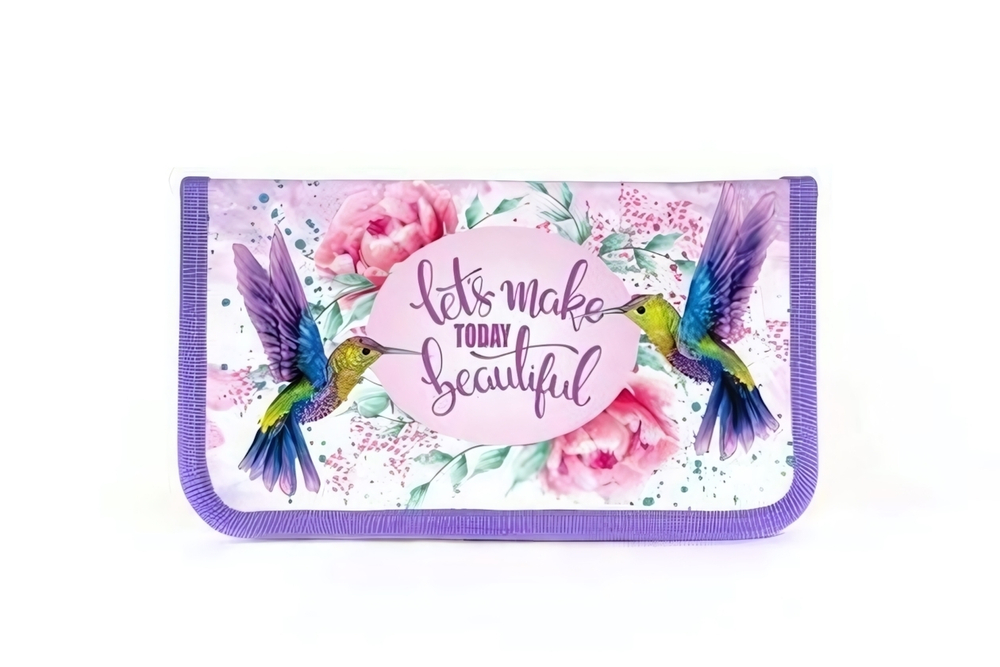 Пенал 1-секционный 190*110*20мм "Райские птицы" (BigDaddy)