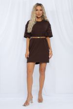 Платье Жемчужина коллекции (шоколад) П13314-1М LT Collection