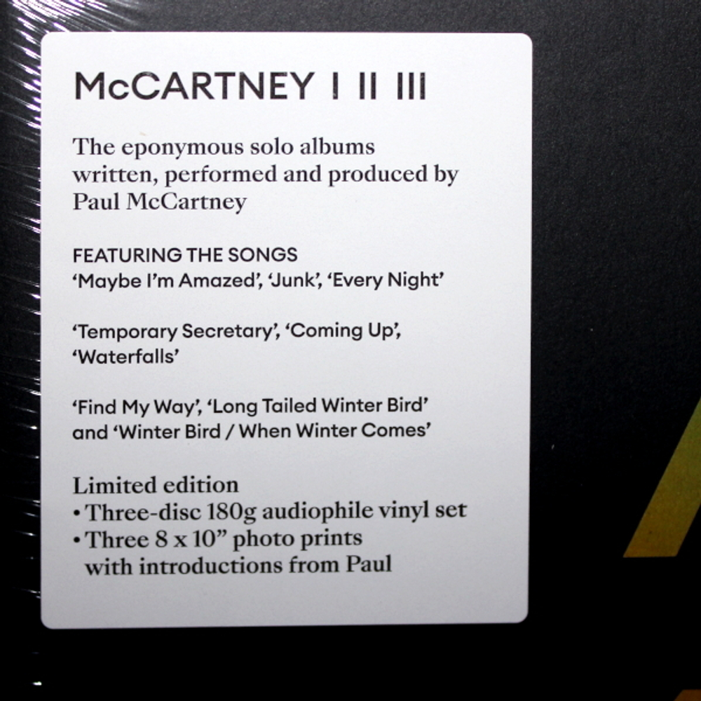 Paul McCartney / McCartney I II III (3LP)