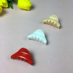 Заколка-краб для волос «Amelia - Classic», микс 6 цветов, 5*2,5*1,5см, ( в индивид. пакете со стикером)