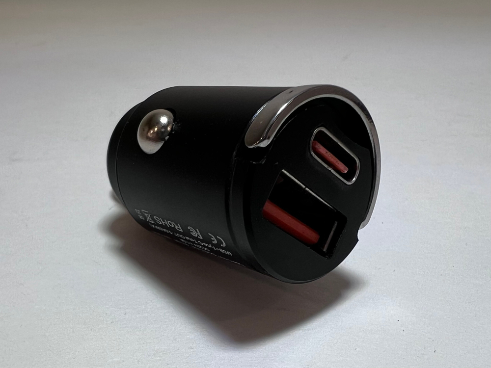 Автомобильное зарядное устройство AutoMaxx, PD30W+QC4.0,100W (черный) (1 шт.)