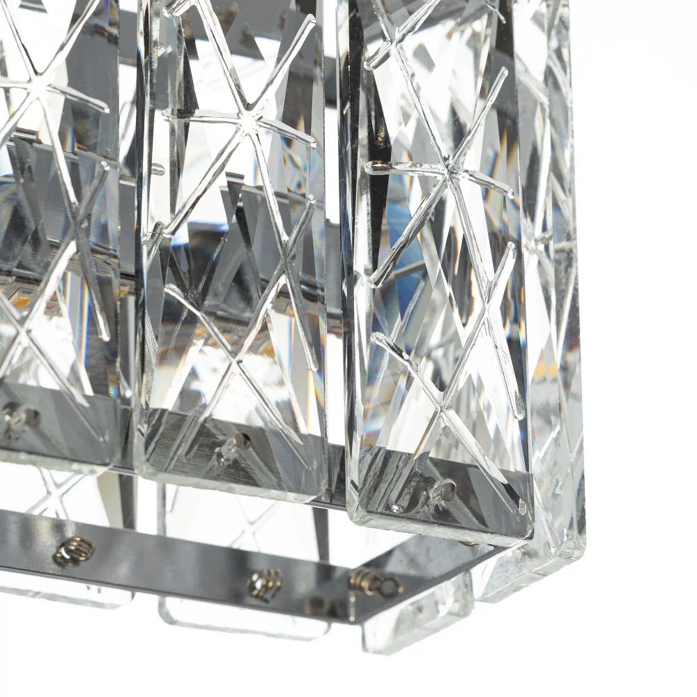 Citilux PALANT CL325312 LED Бра хрустальное с выключателем Хром