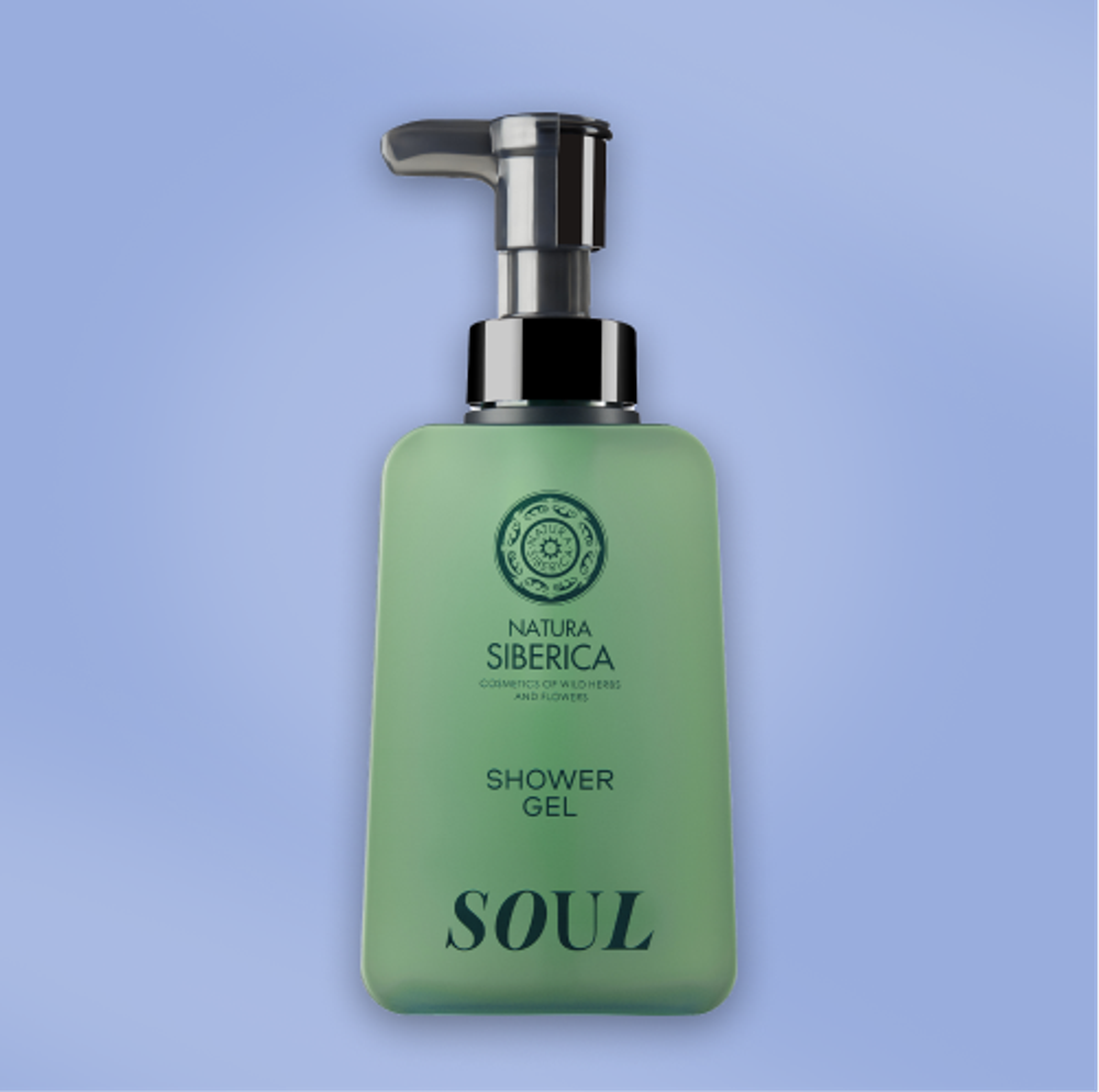 Гель для душа Natura Siberica диспенсер 450 мл Shades of Siberia Soul