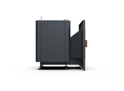 Банная печь Душа- 15 Кожух угловой панорама