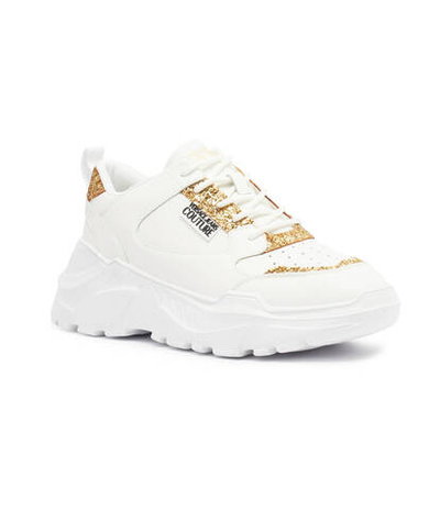 Кожаные кроссовки Versace Jeans Couture - белый(77VA3SC2ZP308)