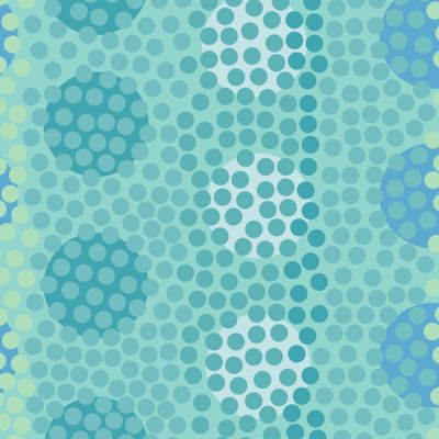 blue polka dot