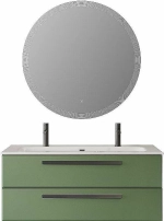 Тумба с раковиной Cezares ECO-CER-N 120 ECO-CER-N-1200-2C-SO-PS-P фисташковый софт