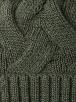 Шапка вязаная демисезонная на завязках для детей