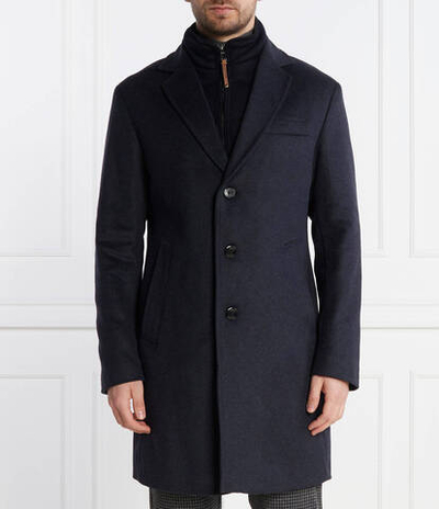 Хлопковое пальто Joop! - темно-синий(30037691)