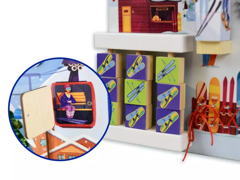 Дидактическая настенная панель серии Мир спорта