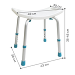Стул для ванной комнаты MEGA-502-LUX Мега-Оптим