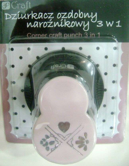 DP Craft Дырокол угловой 3 в 1 любовь