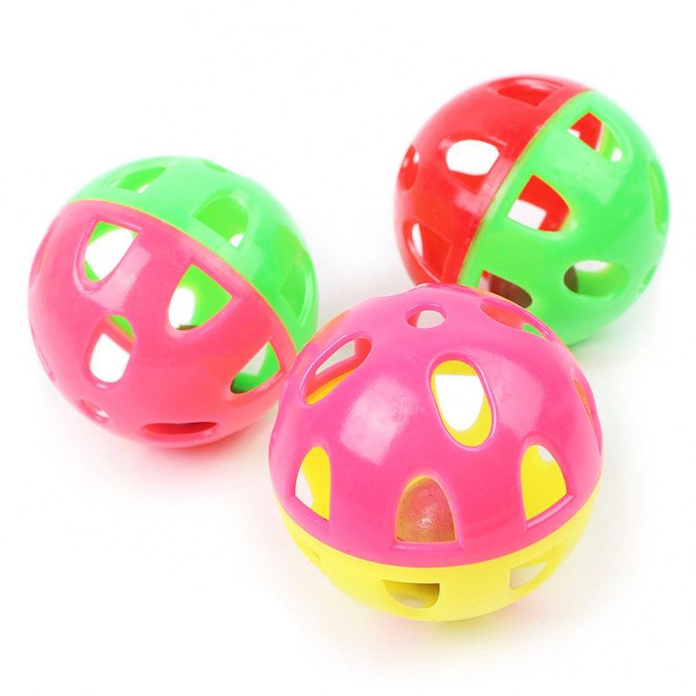 Игрушка КОТЕНОК с колокольчиком, пластик, 3,5см