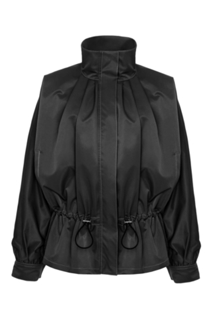 “Air jacket” Ветровка с драпировкой на молнии.