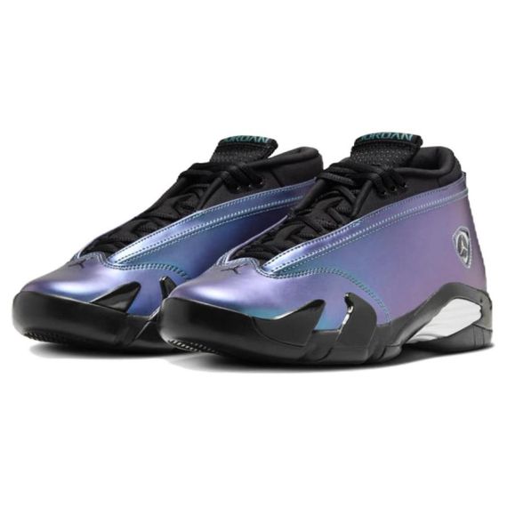 Jordan Air Jordan 14 Винтажные баскетбольные кроссовки Low Top Фиолетовые Женские