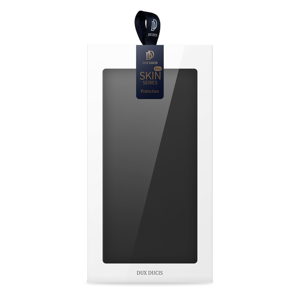 Чехол книжка из PU кожи черного цвета от Dux Ducis для смартфона ASUS Zenfone 12 Ultra, серия Skin Pro Series Case