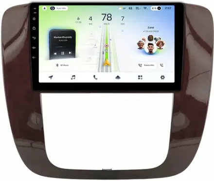 Магнитола для Chevrolet Tahoe 900 2006-2014 (рамка дерево) - Teyes CC4L монитор 9" IPS на Android 14, Snapdragon 662, CarPlay, 4G SIM-слот