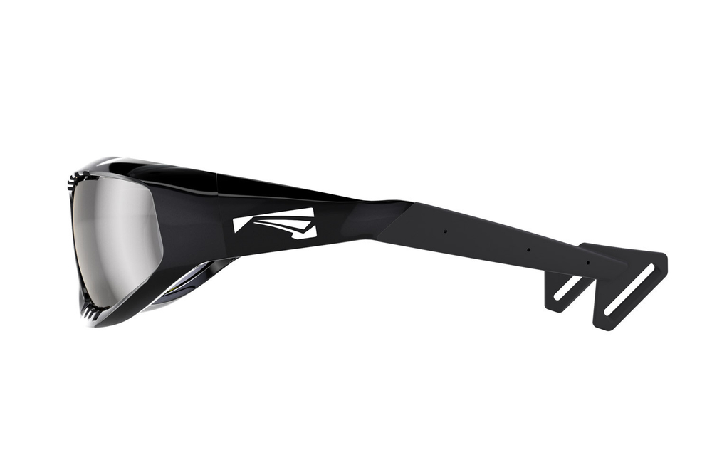 Спортивные очки LiP Surge / Gloss Black - Black / PCPL Levanté Series Silver Smoke Lens