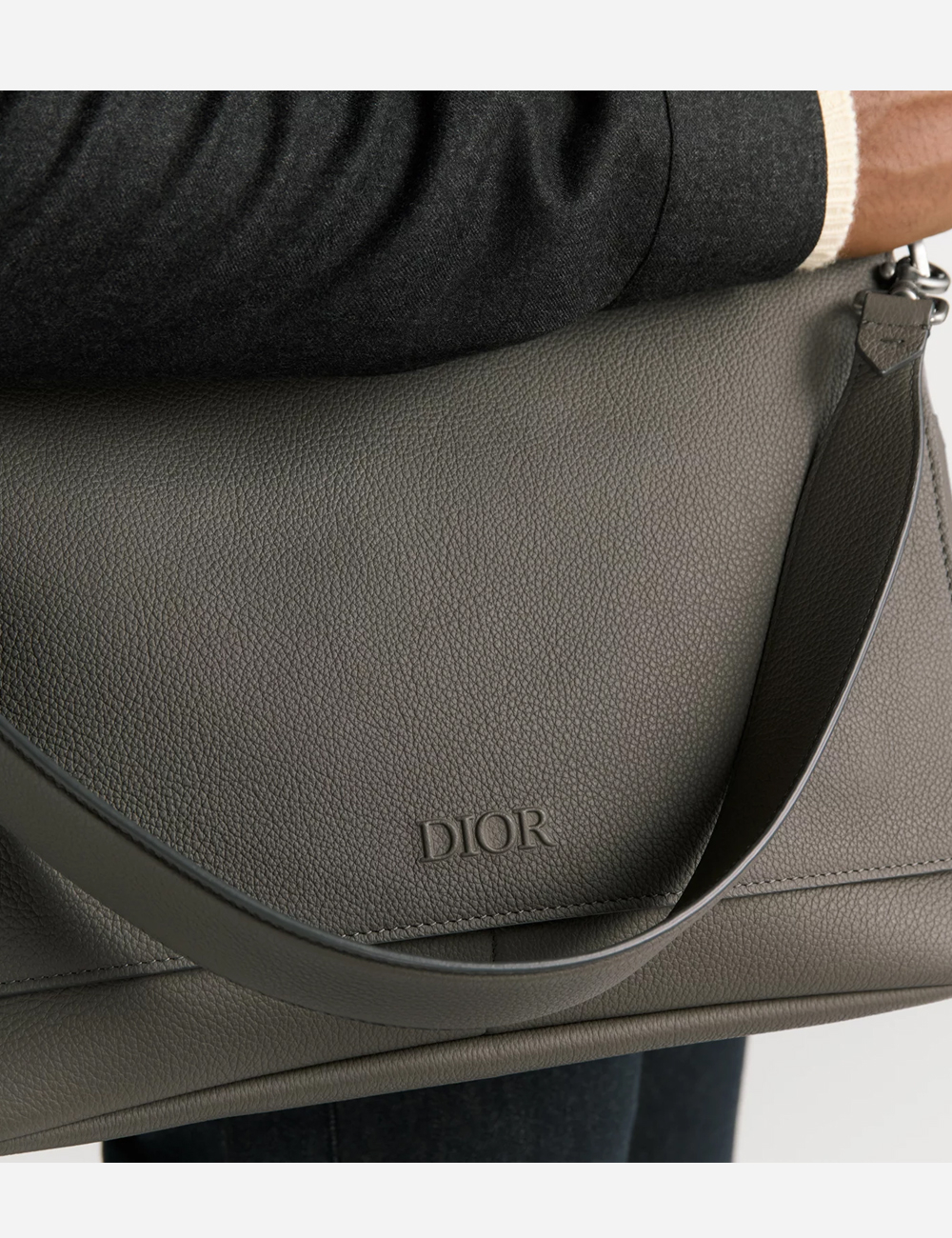 Сумка Dior Privé Messenger Bag with Flap "Grey Dior"