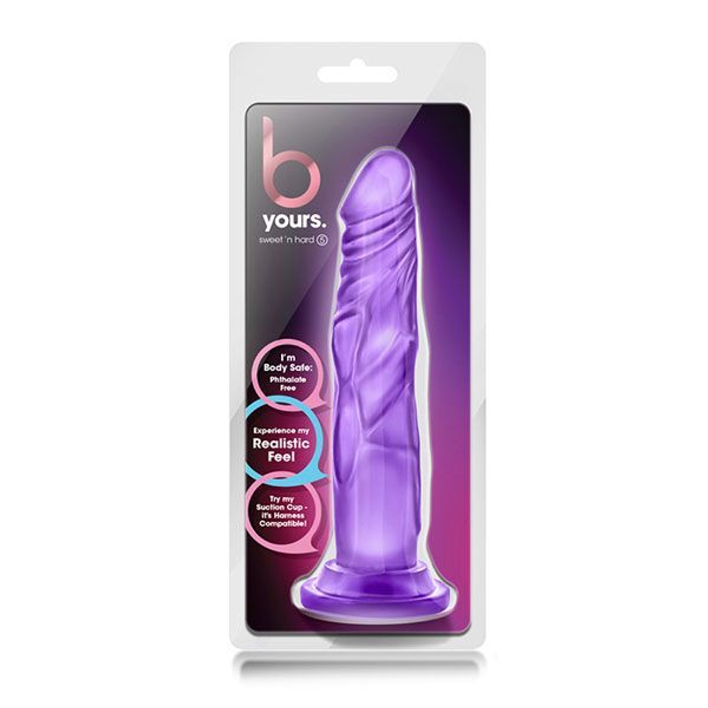 Фаллоимитатор Blush Sweet n Hard 5 19 см, на присоске