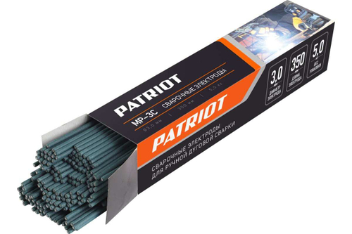 Электроды сварочные МР-3С 3 мм, 350 мм, 5 кг Patriot 605012205