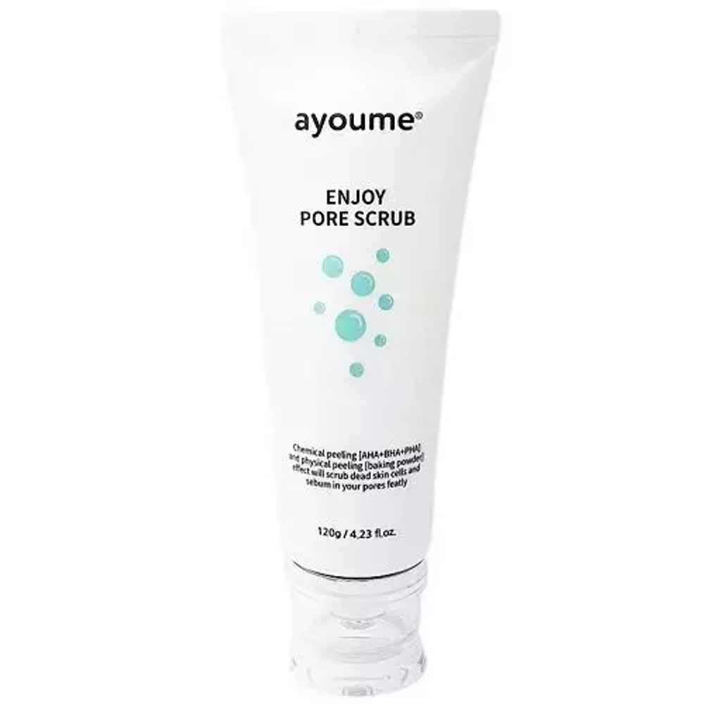 Ayoume Enjoy Pore Scrub скраб для лица с содой и кислотами