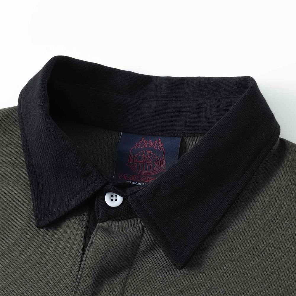 Лонгслив Ymkashix Rugby графитовый/черный