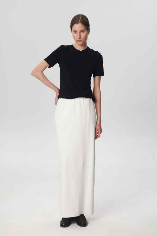 Топ из плотного трикотажа, черный