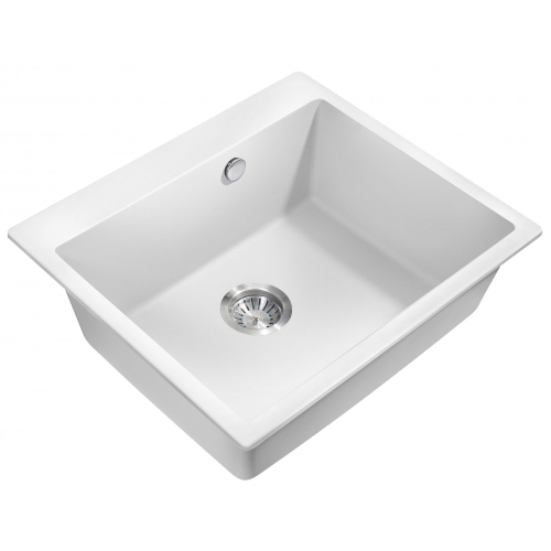 Мойка для кухни MILACIO Murcia 60 Cuarzo MC.77012, белый