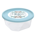 Контейнер для продуктов круглый 0,4л (голубой)