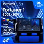 Teyes X1 9" для Toyota Fortuner 2008-2014