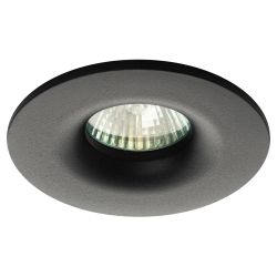 Встраиваемый светильник алюминиевый ЭРА KL105 BK MR16 GU5.3 черный