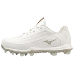 Mizuno Women"s 9 Spike Advanced Finch Elite 6 Low Tpu "White" Women"s