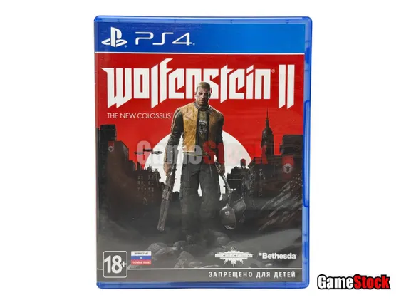 PS4 Wolfenstein 2 The New Colossus Б/У CUSA-07378 (Полностью на русском языке)