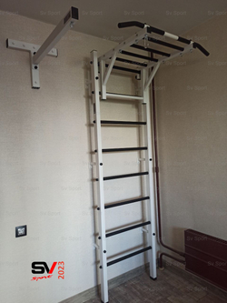 Монтаж шведской стенки Sv Sport в пеноблочные, газоблочные стены