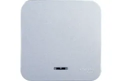 Выключатель Systeme Electric BLANCA 1-клавишный с индикатором накладной алюминий 30857