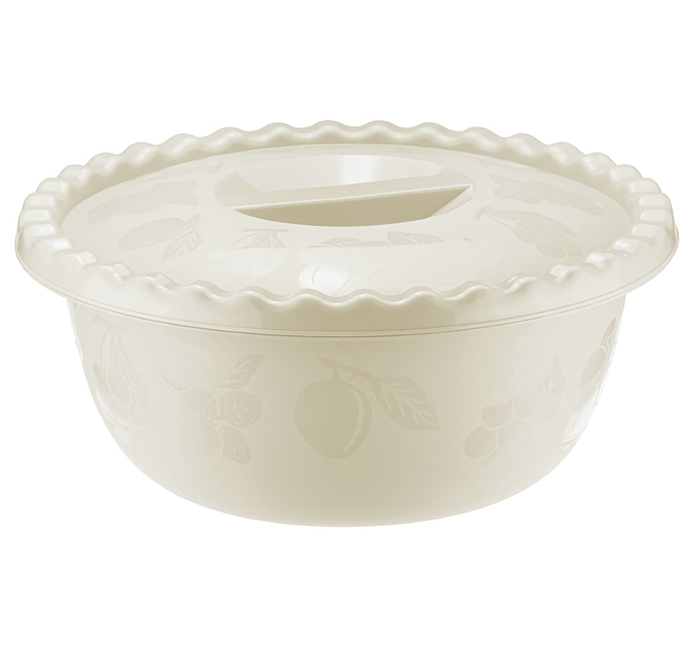 Миска круглая 5л. с крышкой