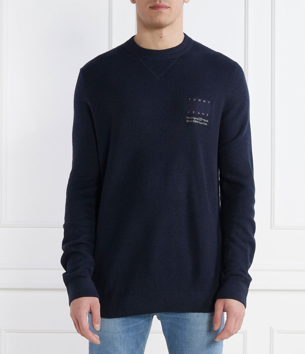 Свитер TJM REG STRCT TONAL FLAG Tommy Jeans - темно-синий(DM0DM18456)
