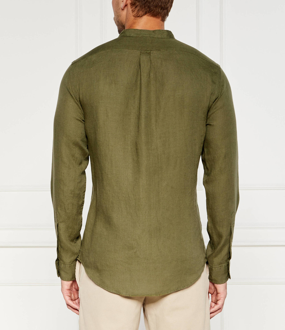 Льняная рубашка POLO RALPH LAUREN - хаки(710906946)