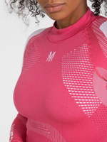 Термолонгслив женский ALPINESPORTS V-MOTION розовый