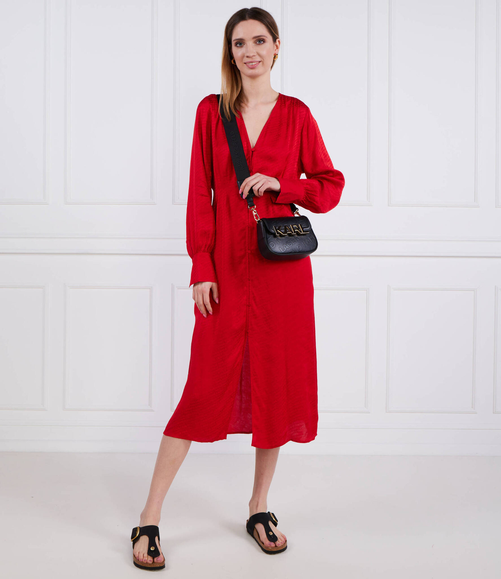 платье logo jacquard Karl Lagerfeld - красный(230W1300)