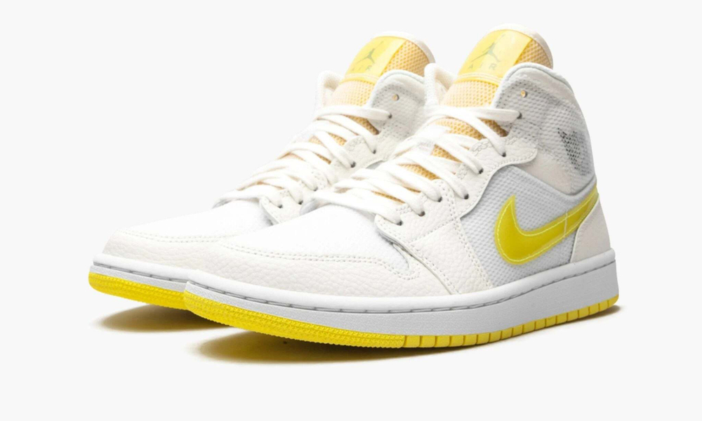 Air Jordan 1 Mid SE WMNS "Voltage Yellow"
