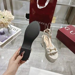 Gucci Horsebit Flatform Sandal